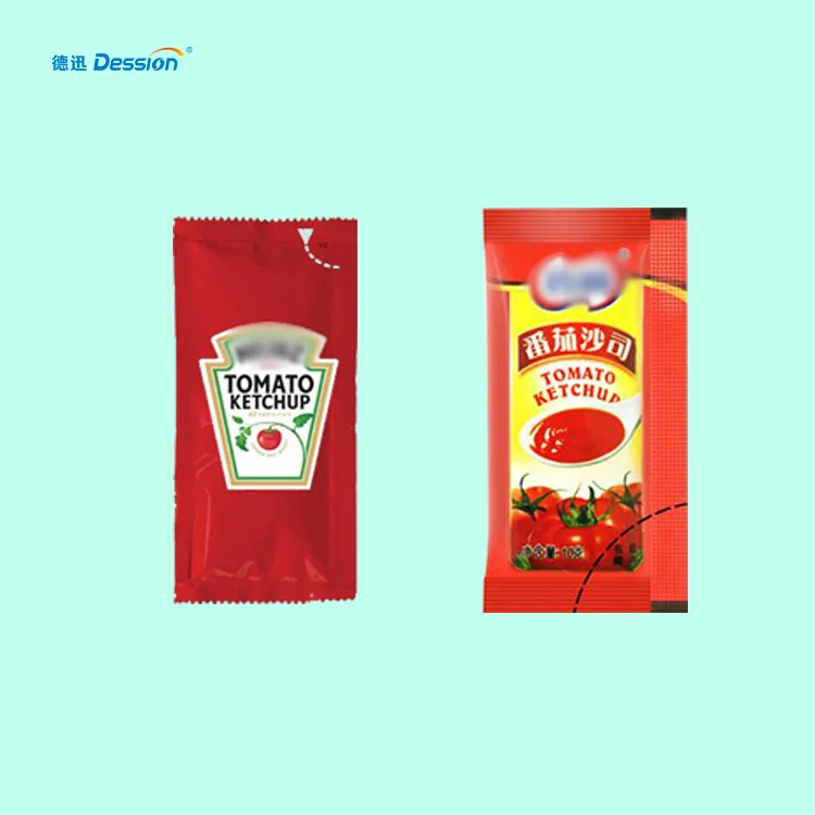 Automatic ketchup sauce small sachet vertical packing machine price for tomato paste sachet