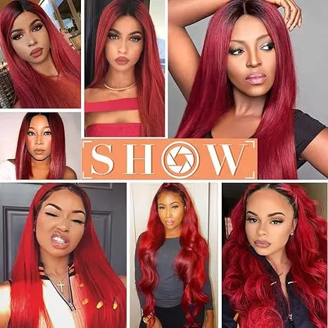 Top Quality Remy Hair T1B-Red Color Straight Curly Wave Bundles 100% Vietnam Human Hair Extensions With The Best Quality
