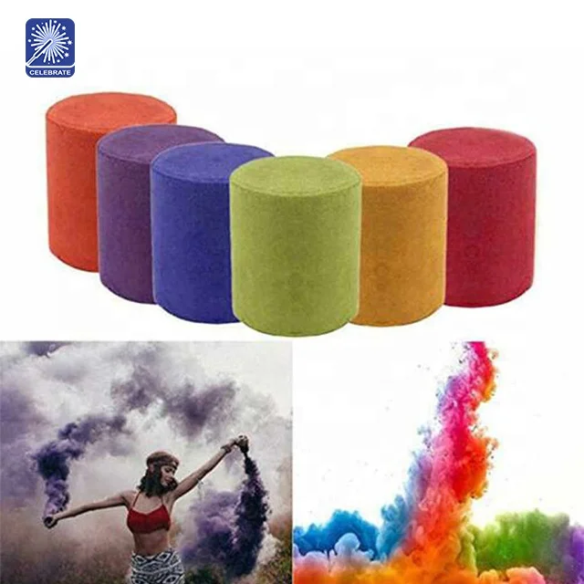 Color Smoke Cake Colorful Effect Show Round Stage Photography cake colorful smoke effect