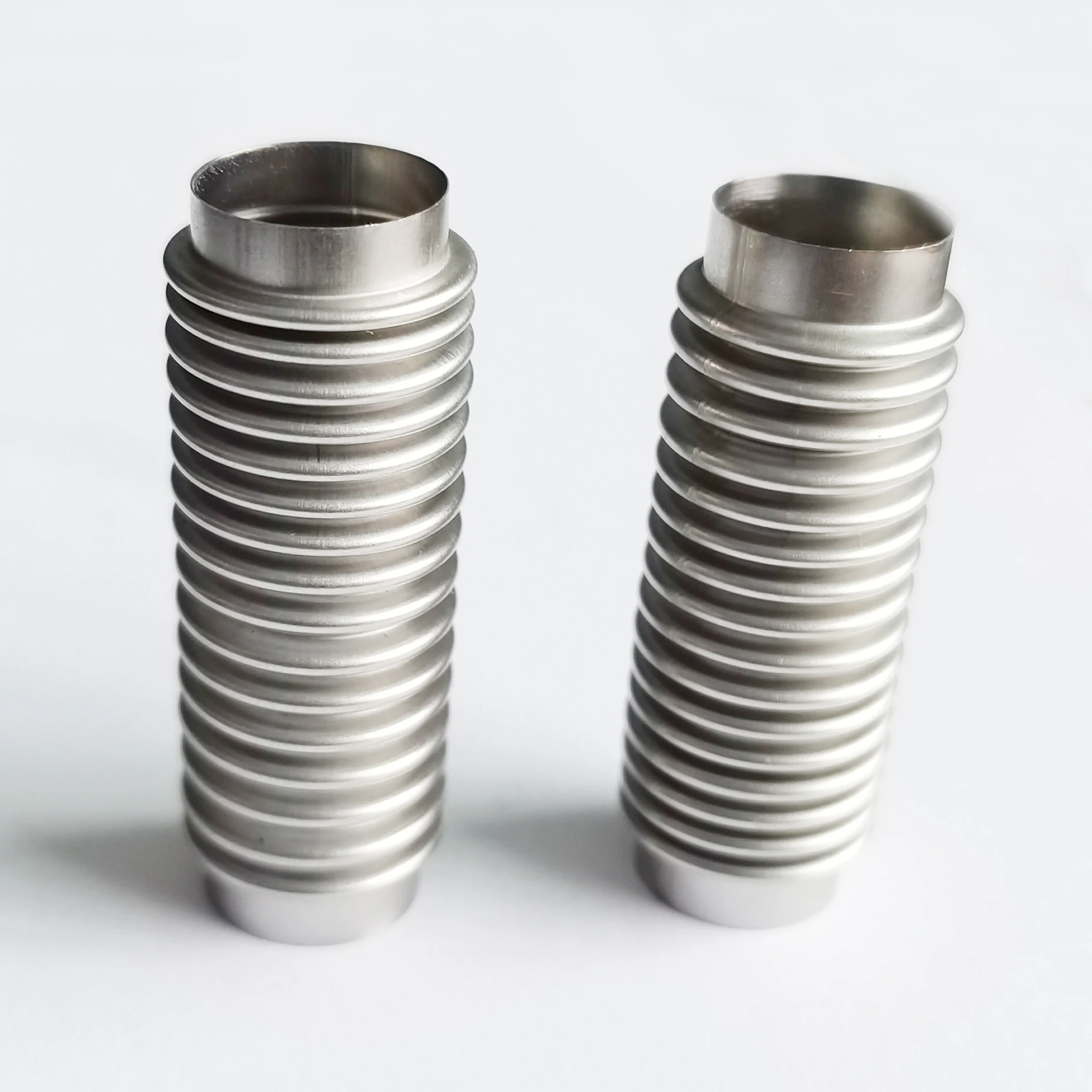 304/316 stainless steel vacuum instrument bellows with dense and multiple corrugations