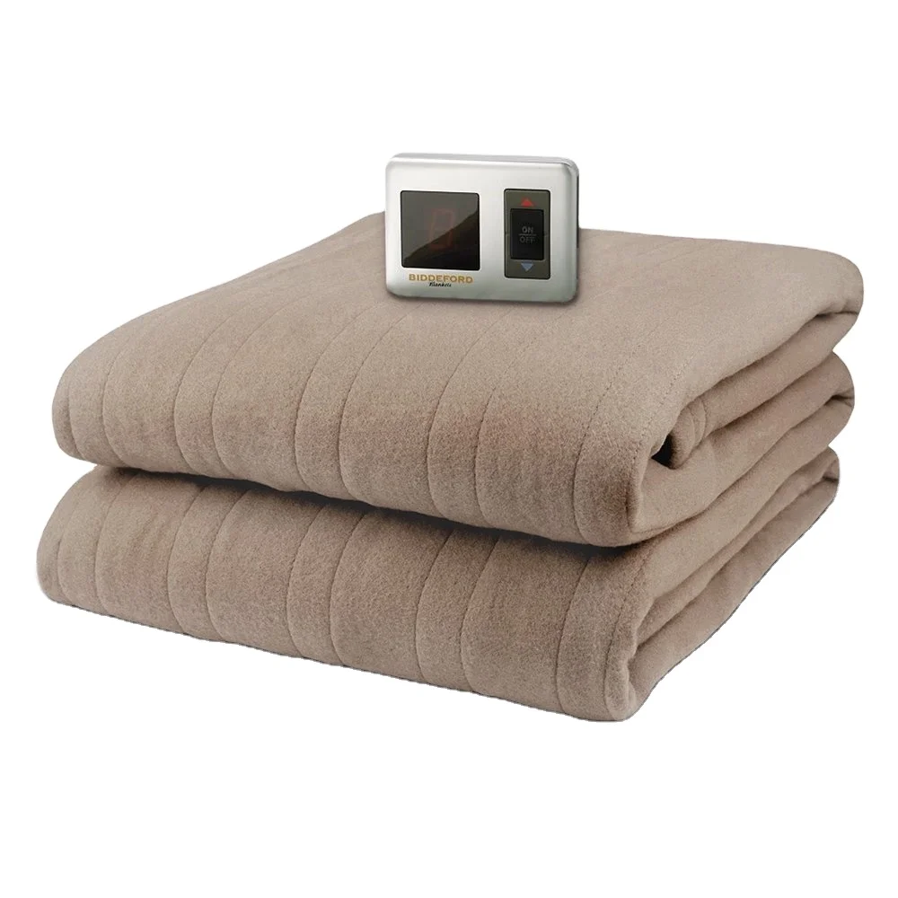 Wholesale cheap warm electric throw heated blanket for winter uk plug electric blanket heated