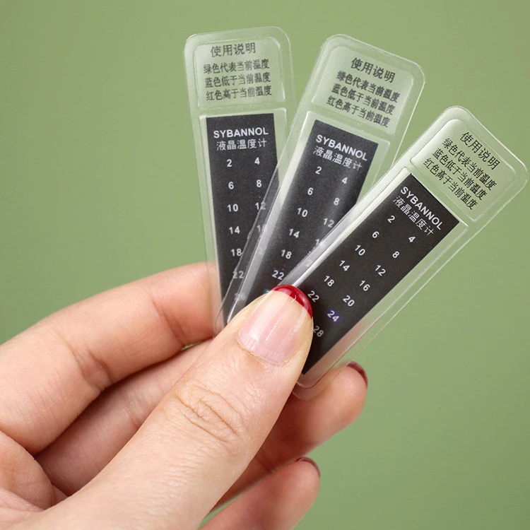 Wholesale New Products custom plastic lcd clothing thermometer strip digital cloth thermometer