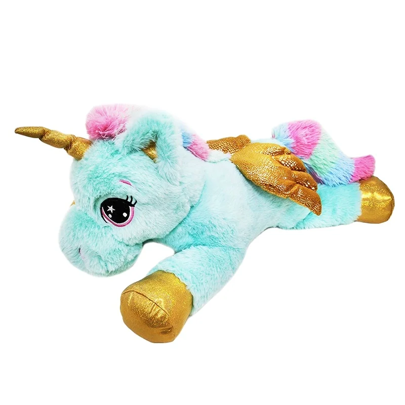 Custom giant glitter plush unicorn stuffed animals soft toy