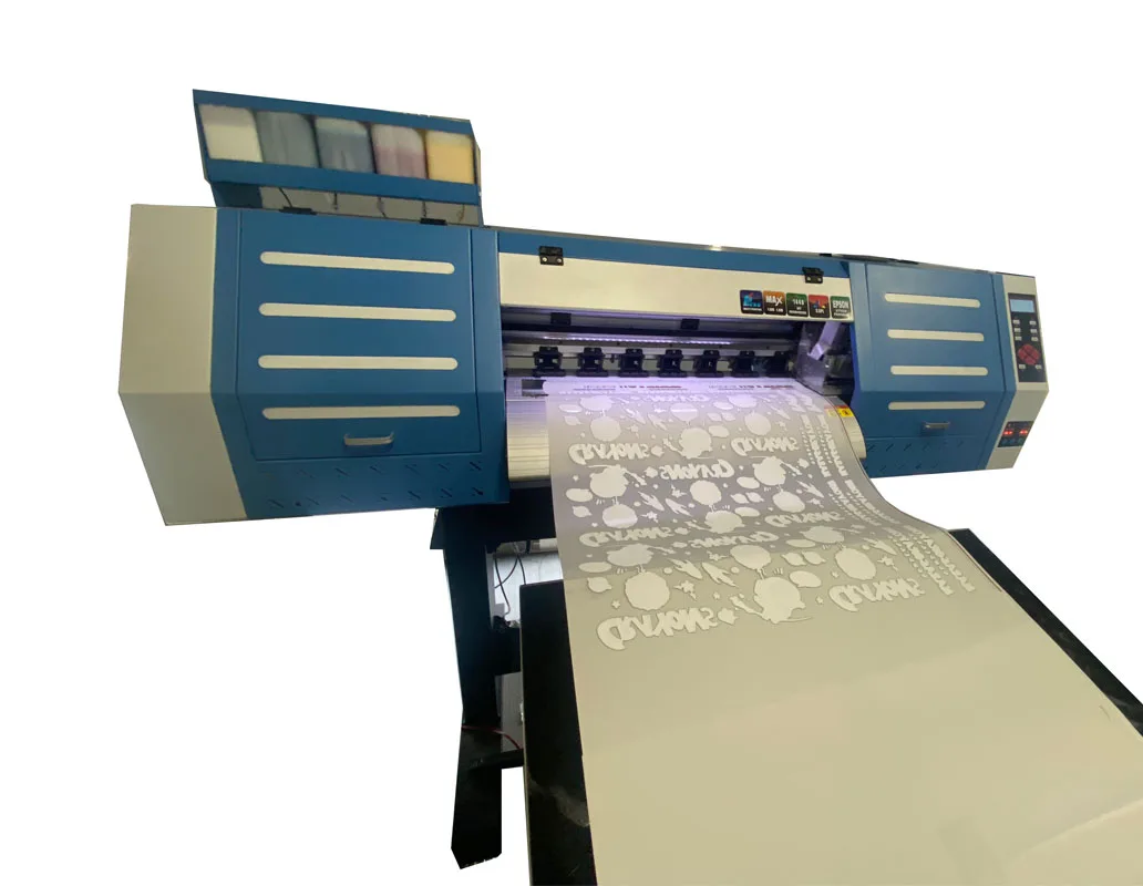 2020 New Technology 2 Pcs 4720 Printer Head Heat Transfer Digital Pet Film Printer With Powder Machine For T Shirt