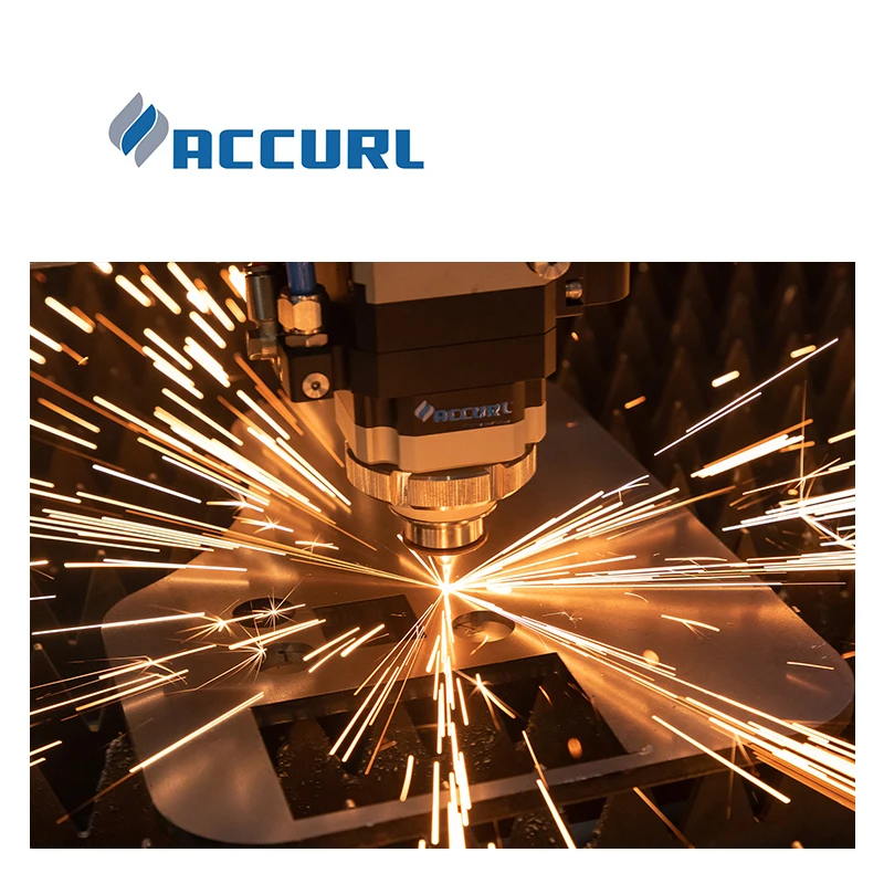 ACCURL China Manufacturer 8000w Fiber Laser Cutting Machine Price 3015 automatic cutting machine
