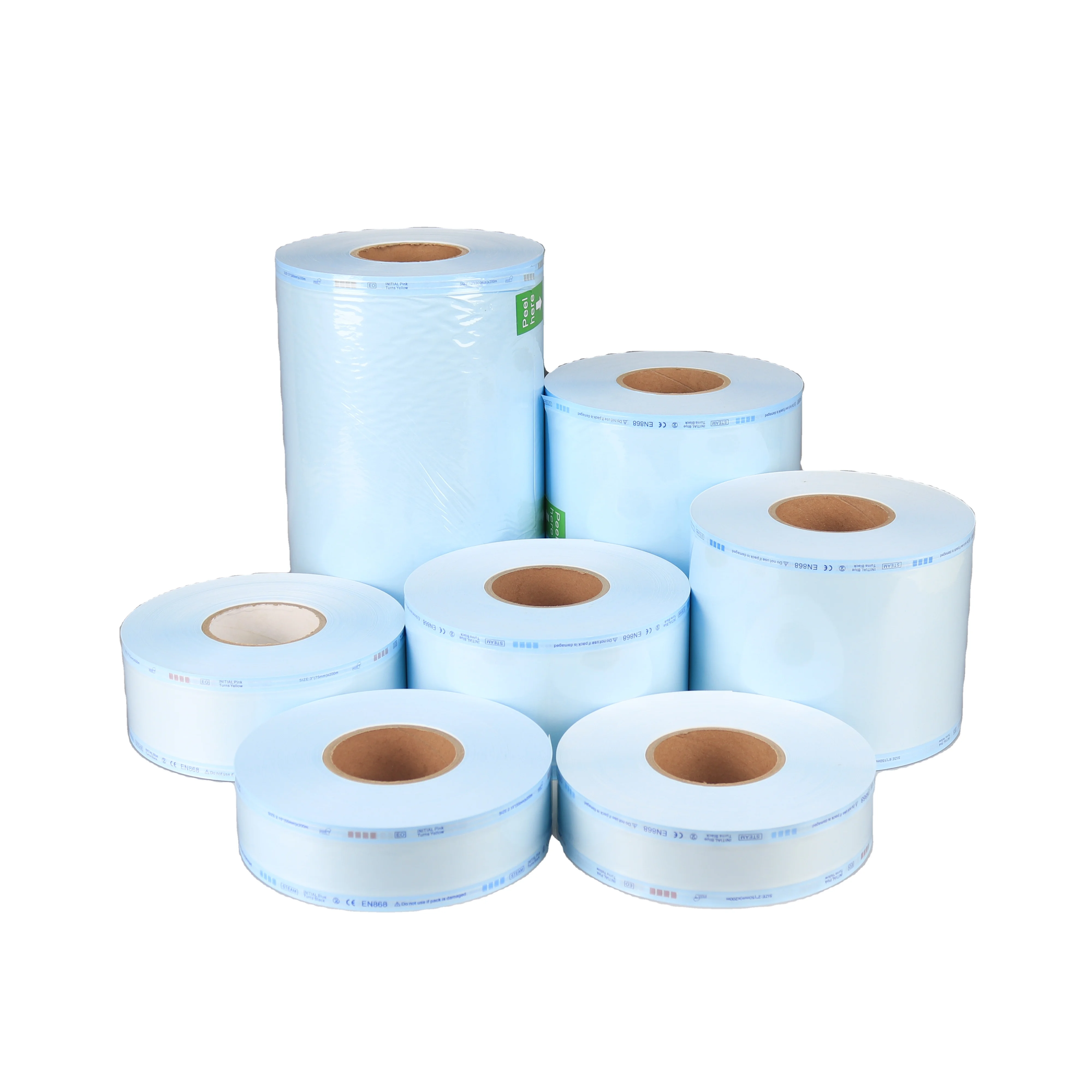 Sterilization flat pouch reel sterilization gusseted pouch reel sterilization pouch roll