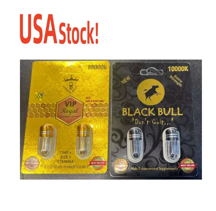 USA stock !!! Seal Pure Aluminum Foil Sachets Sexual Enhancement Rhino Pills Packaging for royal and black bull