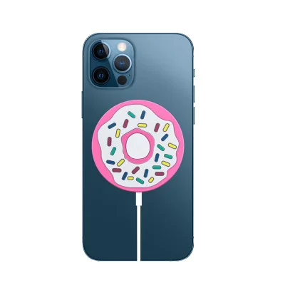 Новинка, магнитное Беспроводное зарядное устройство для i12 из ПВХ, индивидуальное быстрое зарядное устройство для IPhone 12 с подарком