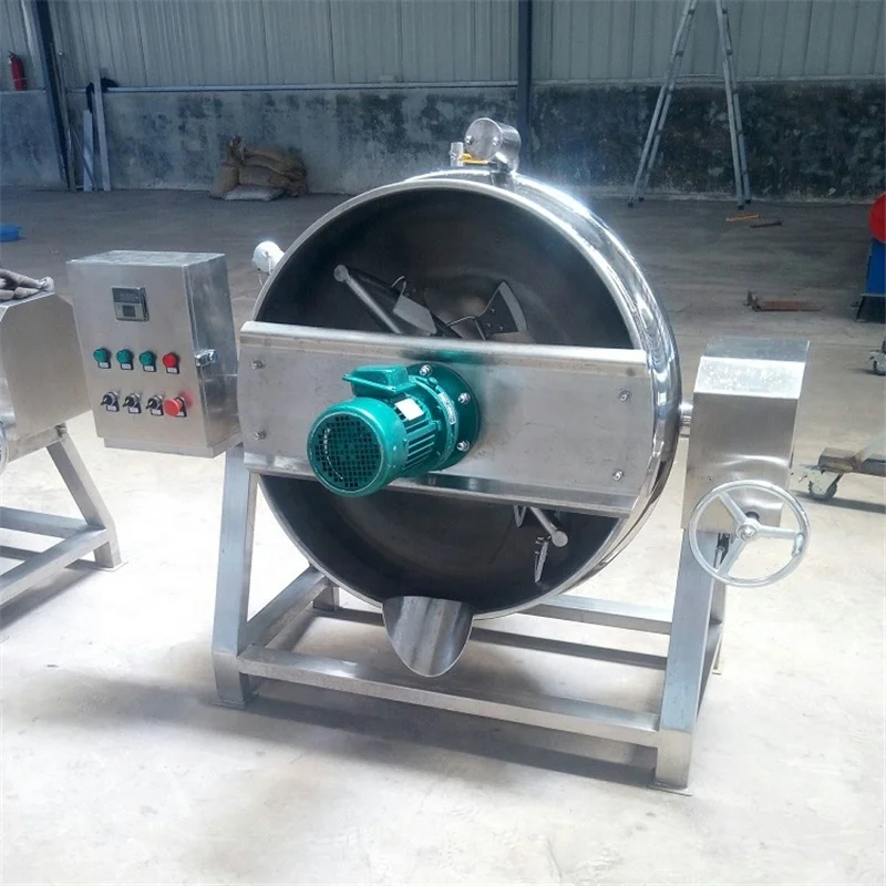 
industry gas jacketed pressure cooking pot 200l 