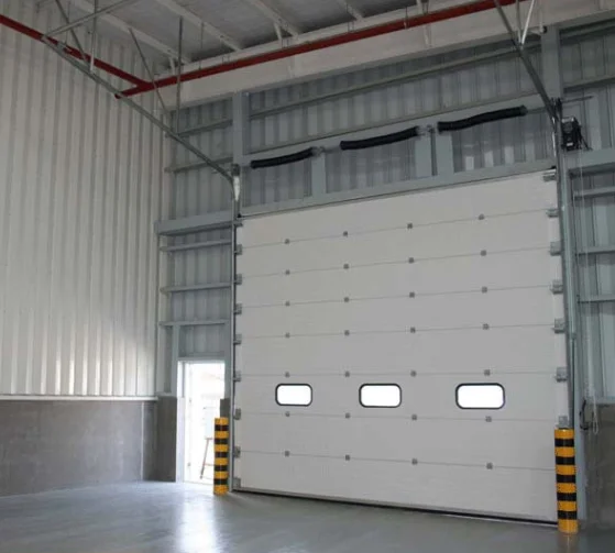 Wholesale price Automatic villa garage door with Windows aluminum alloy multi-specification intelligent electric garage door