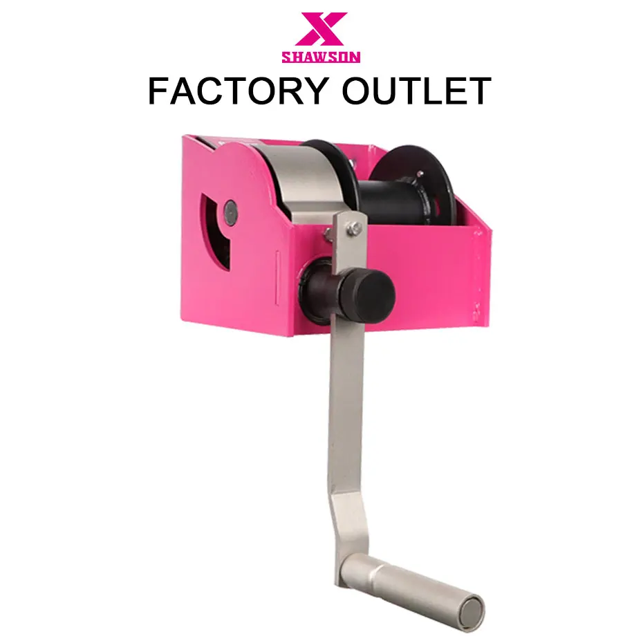 SHAWSON worm gear high quality hand winch XS-A mini portable lifting hand winch small boat trailer hand winch