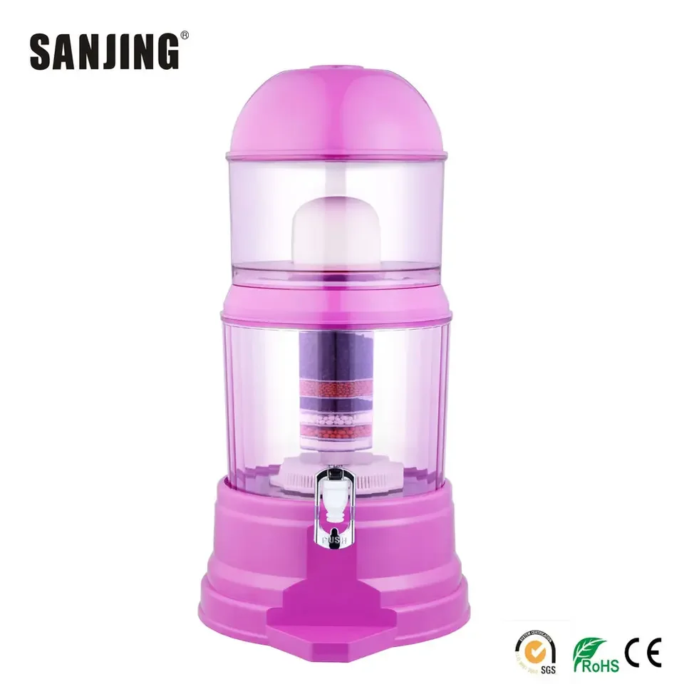 Household Directly Water Drinking Purifier 14L 16L Counter Top Mineral Water Filter Pot