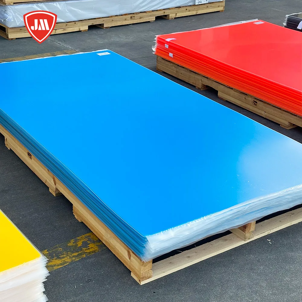 Jumei Good Density Respect Perspex Design Optical Yellow Blue Red Cast Acrylic Sheet