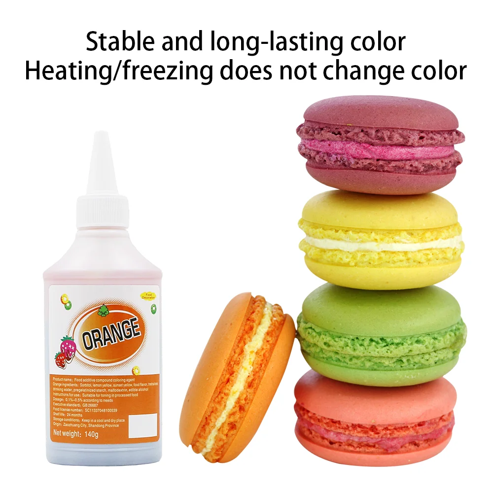 Edible pigment orange color 140g baking edible coloring cream cake decoration coloring