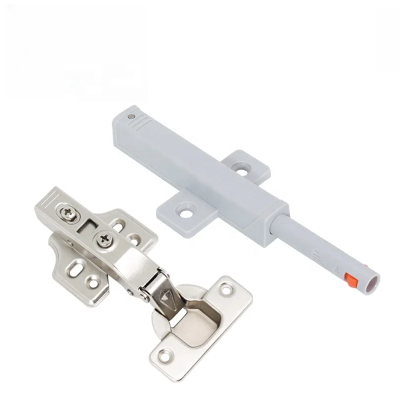 Modern Style Plastic Door Stop Rebound Device Furniture Kitchen Cabinet Push To Open Door Catch Door Closer