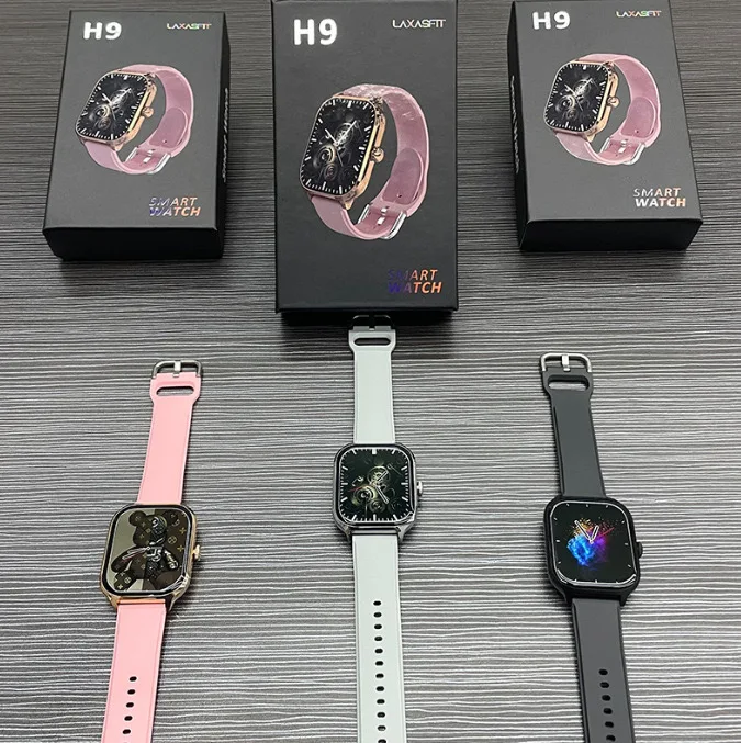 Fashion H9 Smart Watch 9 Fitness Tracker Fitpro Reloj Inteligentes Wireless Charging Series 8 T800 Ultra Smartwatch