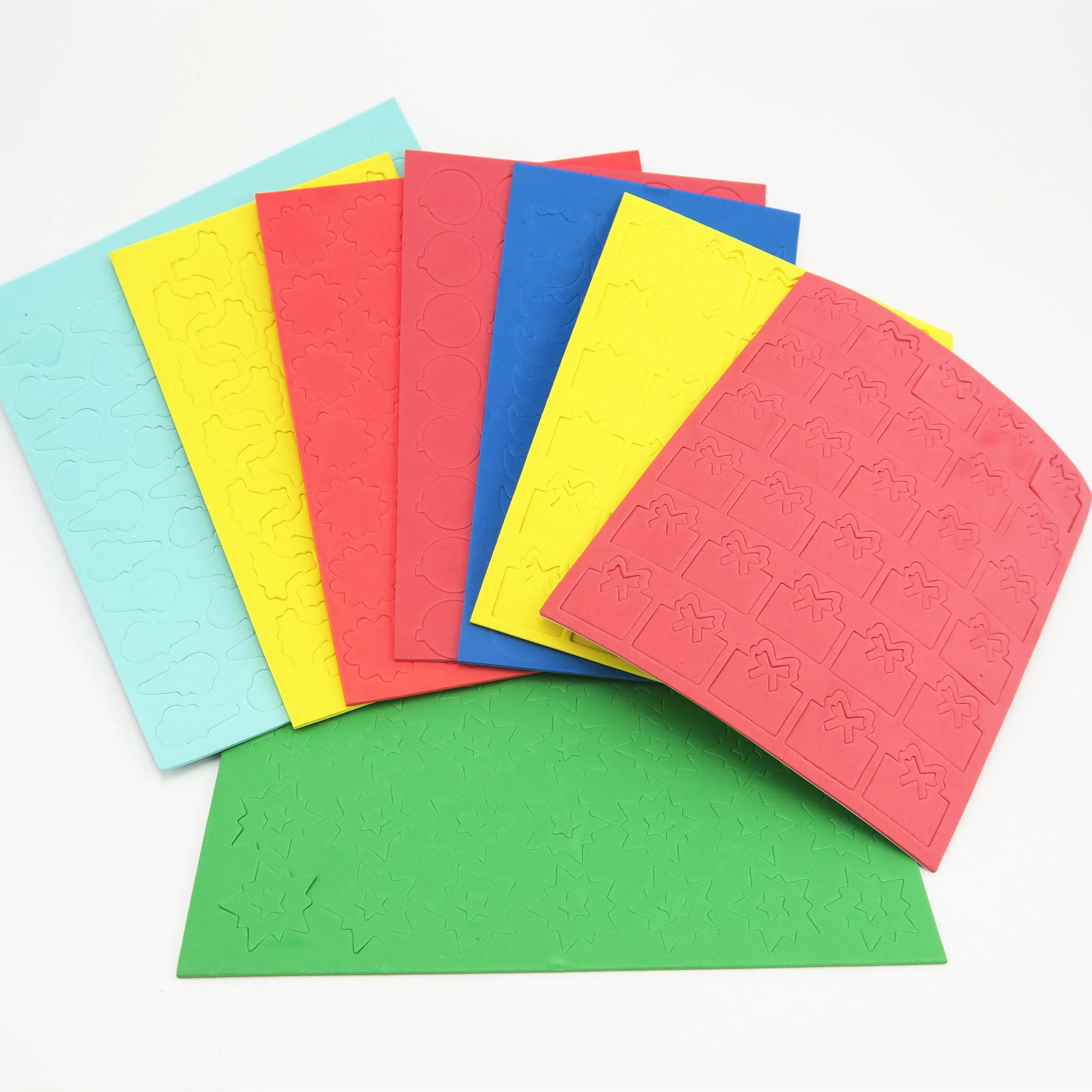 Coloful High Quality Embroidery 3d EVA Rubber Foam Sheet