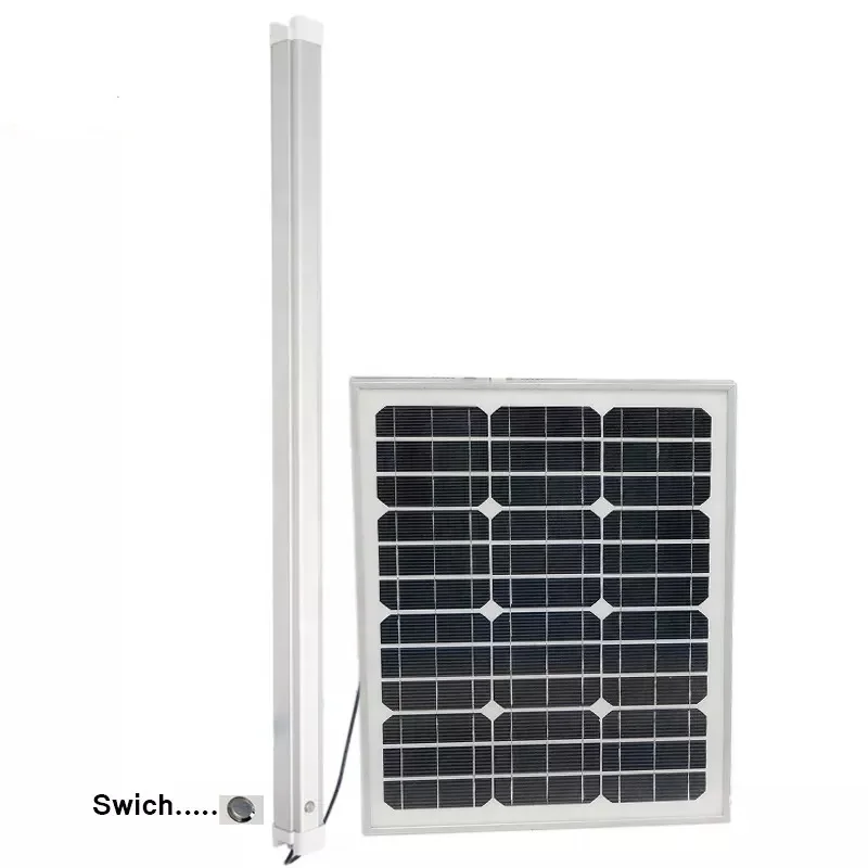 LED Solar  Fixtures 60W Solar Power LED Tri-proof Lights 5-6m Mounting for 80h