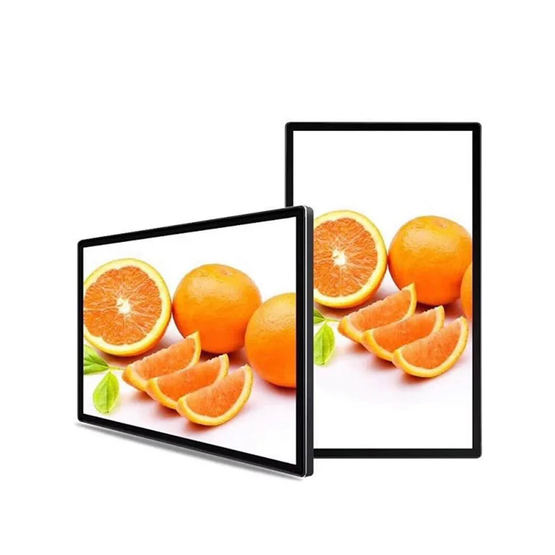 32 Inch Indoor Floor Stand Lcd Display Lcd Display Advertising Information Touch Screen Kiosk