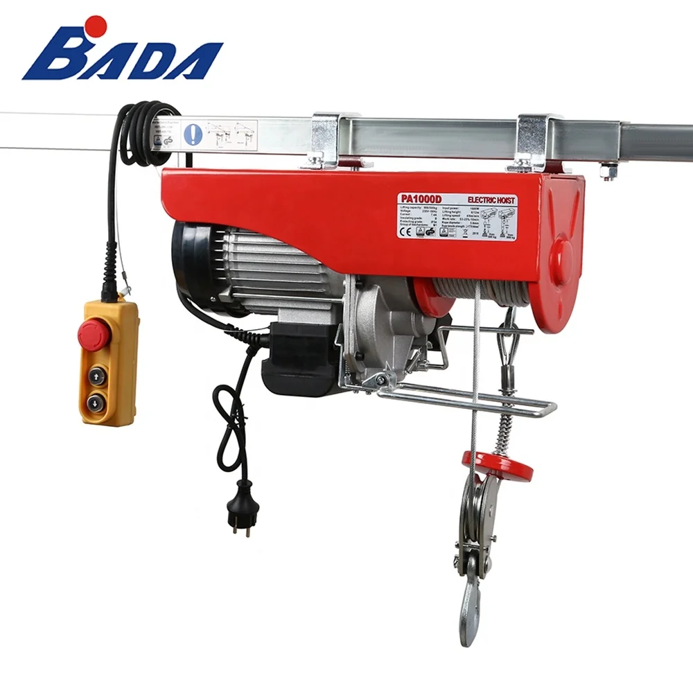 PA1000D 220/230v mini electric rope hoist for sale
