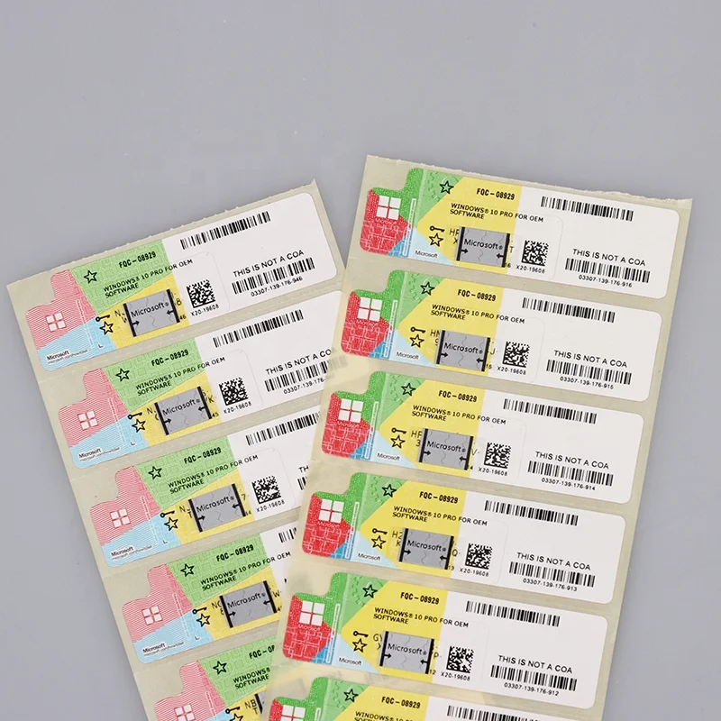 Windows 10 Pro 32/64 Bit ключ Многоязычная оригинальная Лицензия windows