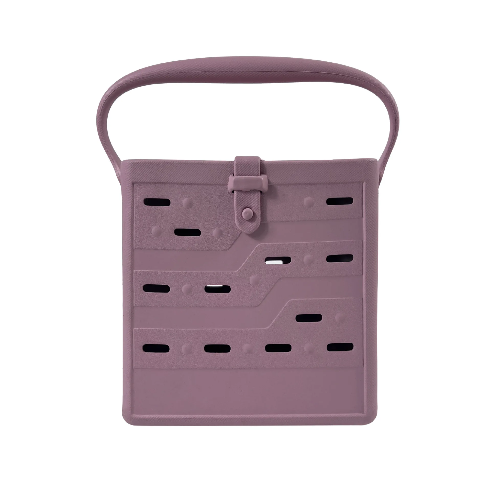 Large Rubber Tote Bag With Waterproof Zipper Pocket | Easy To Clean EVA Rubber Beach Bag With Holes | Beach Bags For Women