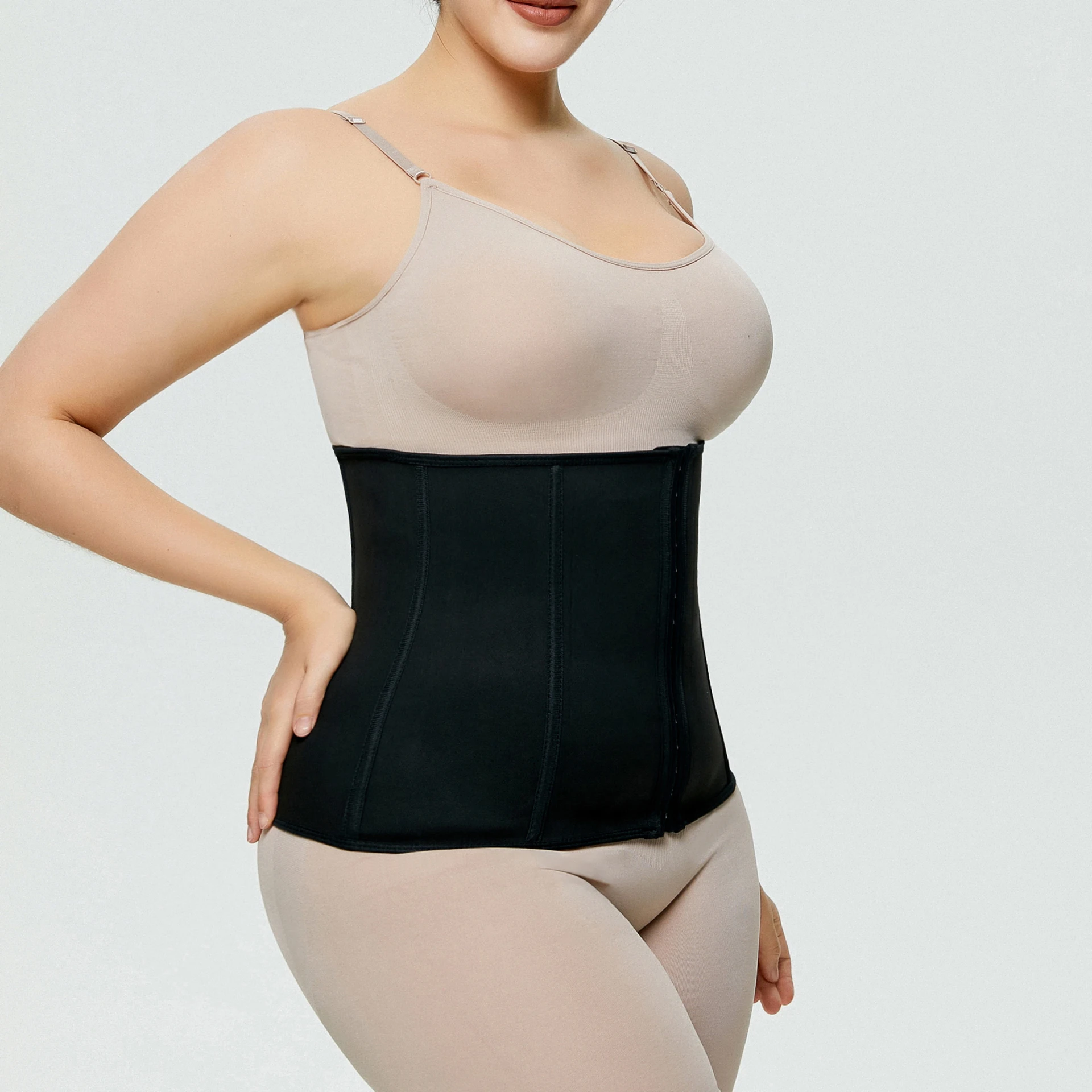 Odm High Quality Sauna Fitness Weight Loss Back Support Body Shapewear Women Slimming Plus Size Adjustable Corset Body Shaper
