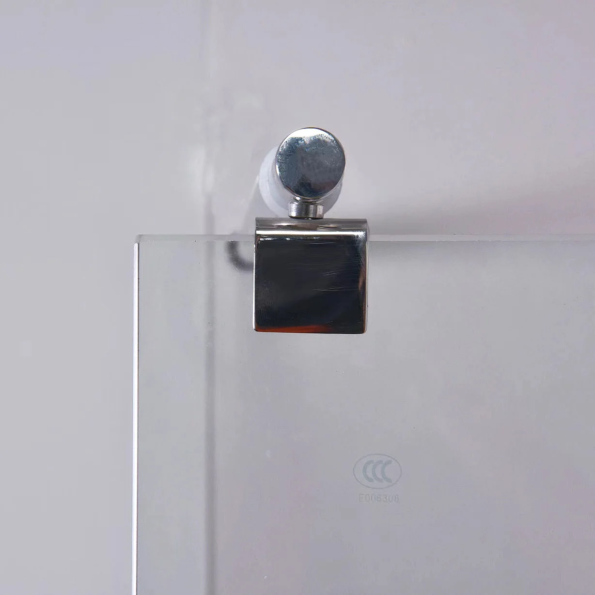 Simple Bathroom Tub Single Shower Room Fixed Panel Frameless Tempered Glass Partition Shower Screen