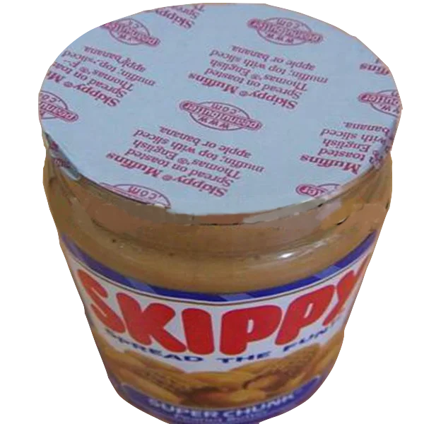 Hot sale peanut butter bottle induction seals aluminum foil laminated paper with easy open ends sealing to glass/plastic bottle