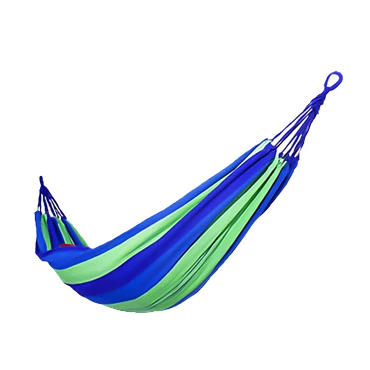 Custom Hammock Indoor Portable Upgraded Thickened Brazilian Double Single Hammock Extra Large Canvas Cotton Beach Hammock