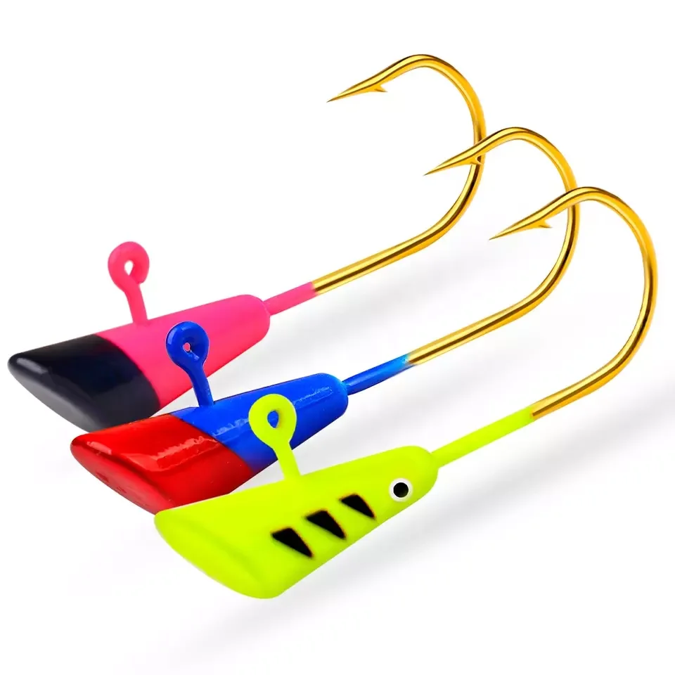 Ice Fishing Jigs Kit Ice Fishing Lures for Walleye Perch Jigs Heads for Ice Fishing Tackle Panfish Crappie Jigs