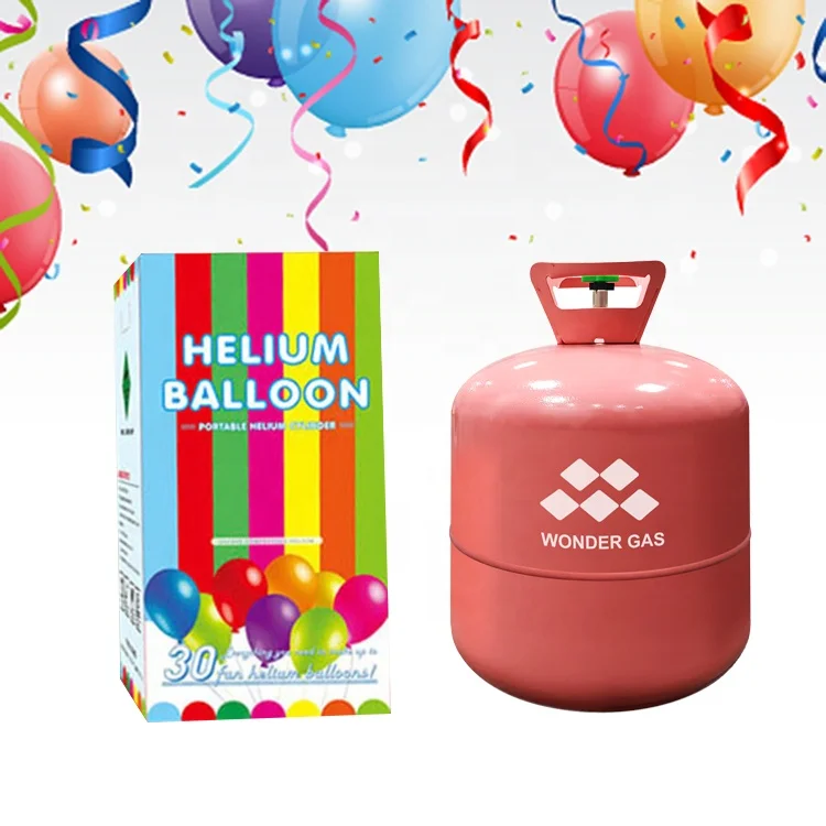 Portable Disposable 7.5LB 11LB 15LB 30LB 50LB Small Helium Tank Wedding Birthday Party Decoration Helium Gas Cylinder