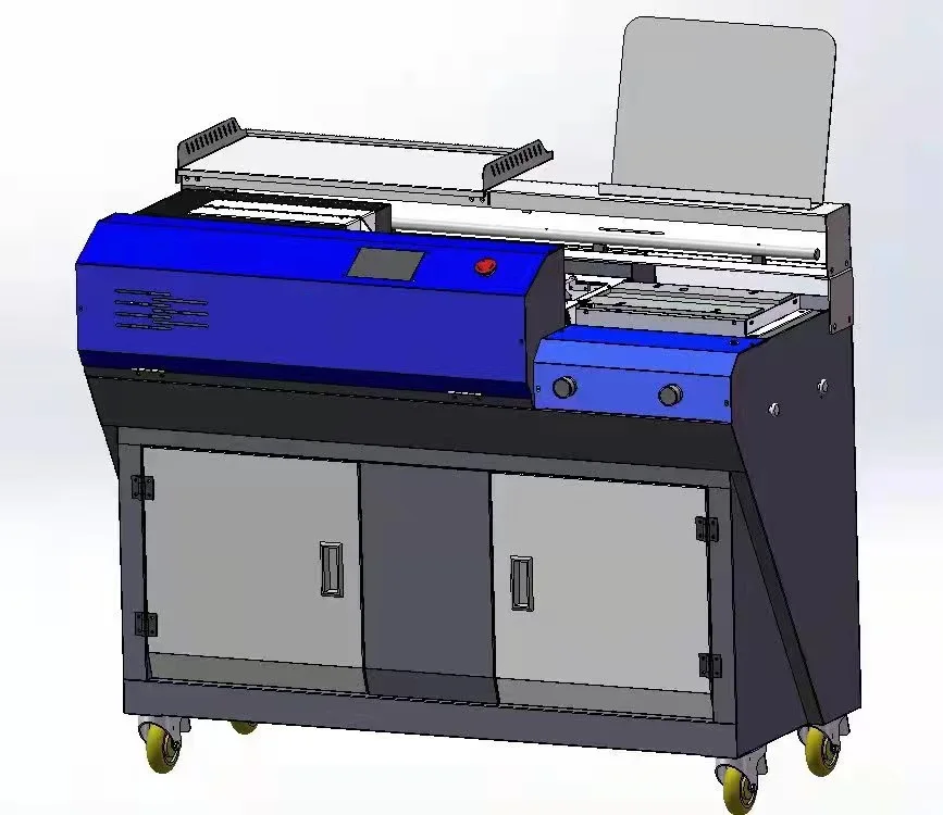 Perfect Book Maker Soft And Hard Cover Hot Melt Glue Binding Machine