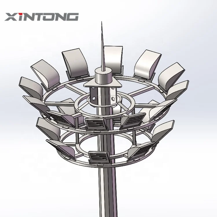  XINTONG Высокое качество 20 м 25 30 высокий Мачтовый Полюс светодиодный прожектор от производителя