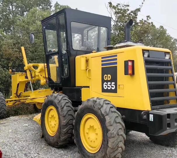 Japan Original komatsu GD505 Motor Grader Road Machinery High Quality for Hot Sale