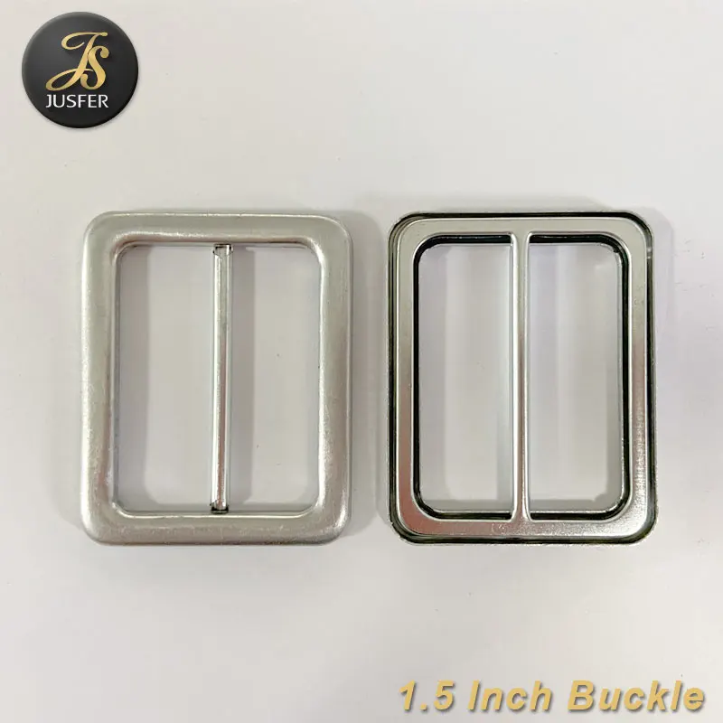 Self Cover Buckle Aluminum Blank Belt Buckle High Quality 1.5 Inch Nil 4cm Customized Nickel Free 1000pcs CN;GUA Jusfer YH035B