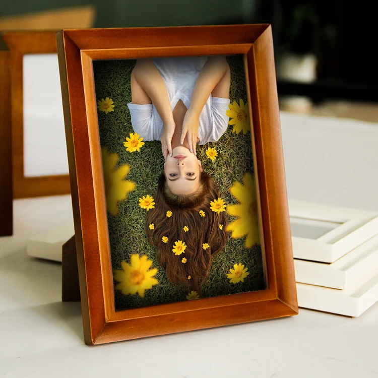 Оптовая продажа, Высококачественная фоторамка Dongjin 11x14, деревянные пользовательские фоторамки, фоторамки для домашнего декора и пазла