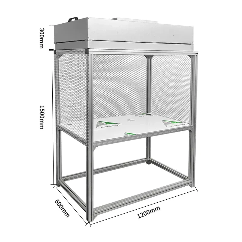 Stainless Steel clean Room Portable Class 100 Vertical Horizontal Clean Work bench With Laminar Flow Hoods FFU HEPA Filter