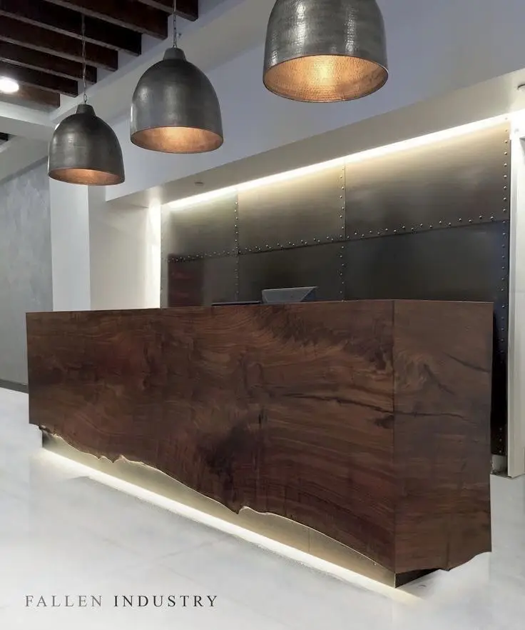 USA CA UK AU GER Local Stock High-end Modern Wood Shop Cash Bar Counter Design Reception Desk For Shop