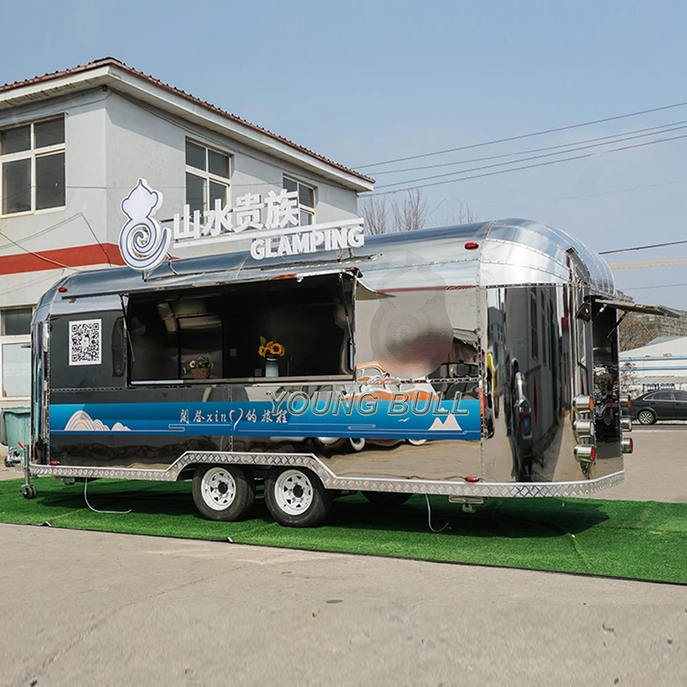 Factory price Mobile catering fast food trailer