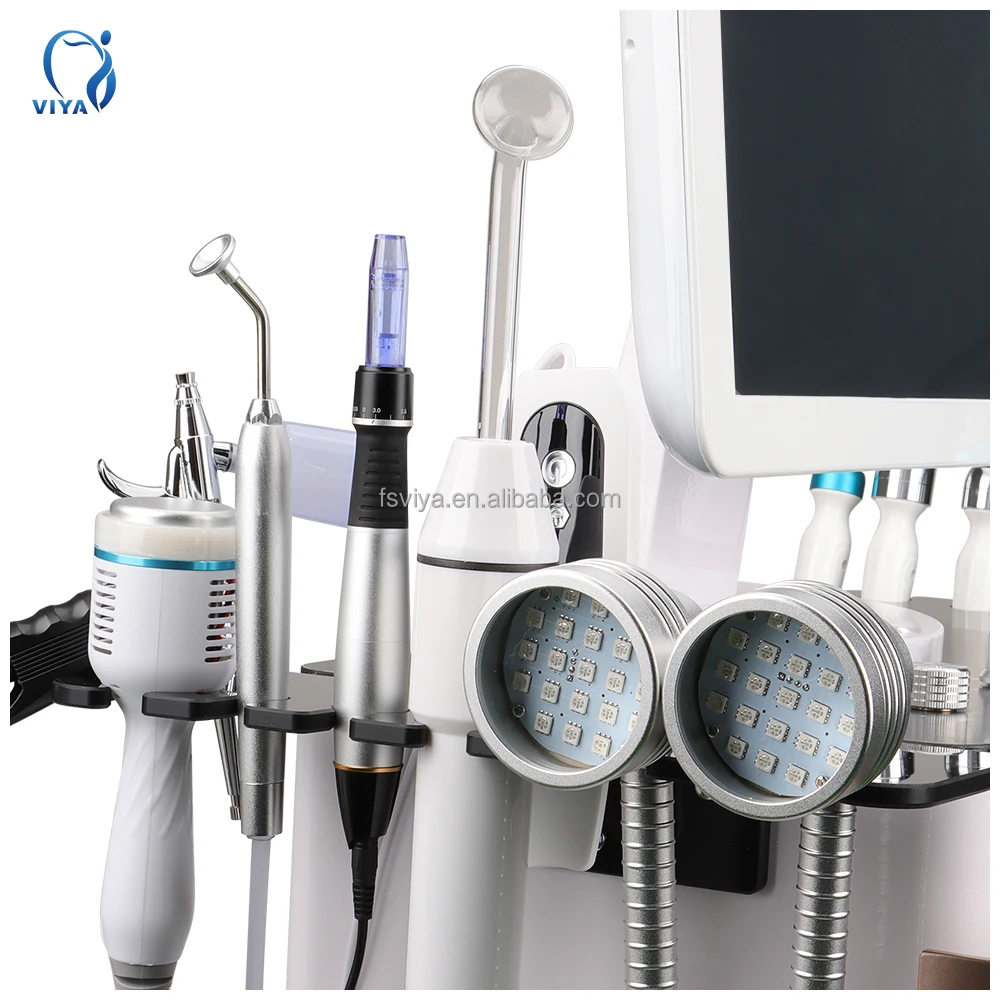 Professional Vertical Hydra Skin Rejuvenation Facial Machine 15 In 1 Micro Hydradermabrasion Beauty Facial Machine