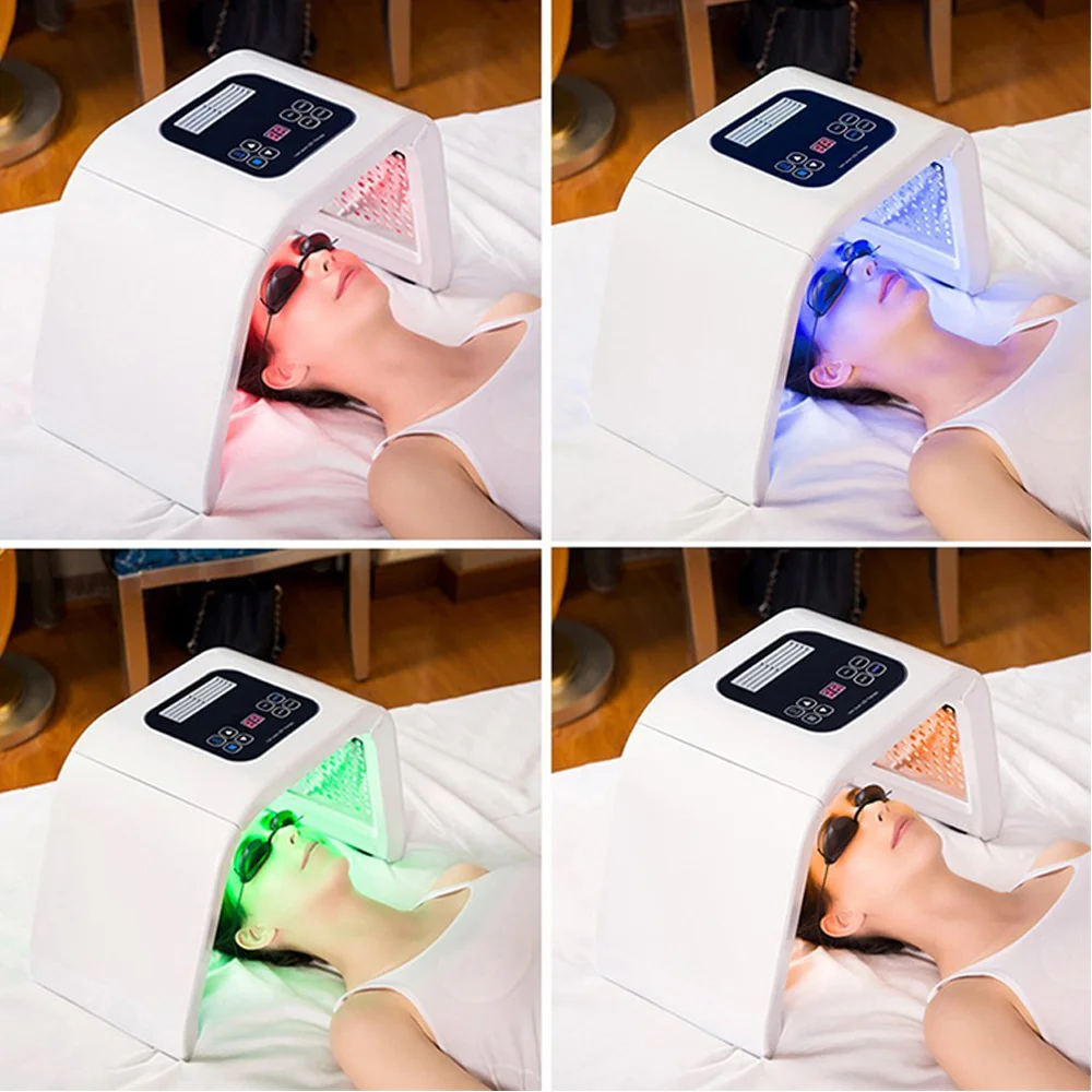 Spa Led Lamp With Mist Spray Skin Care Water Mist Spray Facial  Colorful Led Light Therapy Skin Rejuvenation Machine