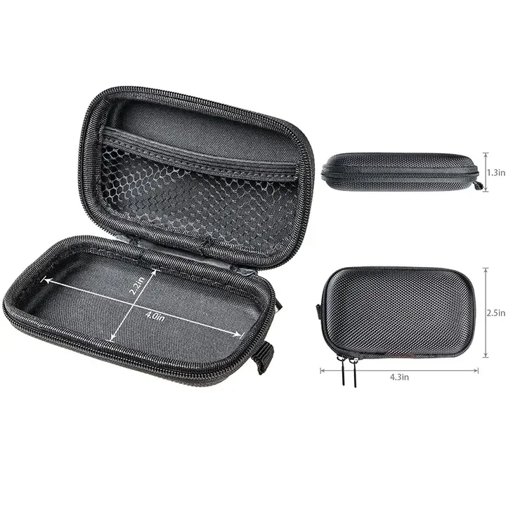 Portable Protection Hard EVA Storage Case Bag for Earphone  iPod Shuffle Charging Cable Earphones Memory Cards USB Flash Drive