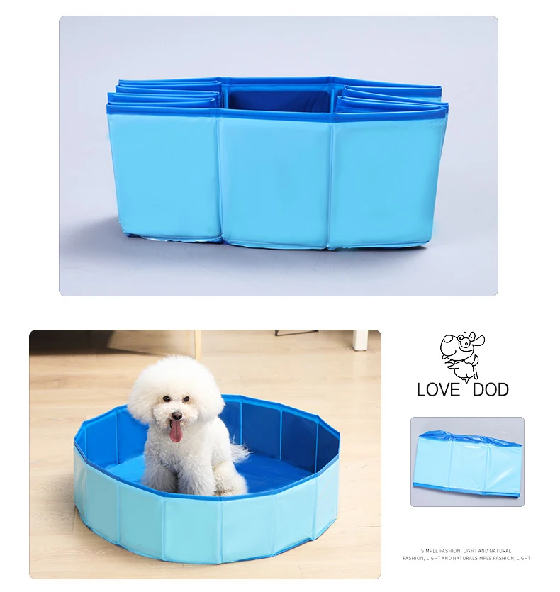 Manufacturer wholesale foldable pet grooming tubs dog swimming pool