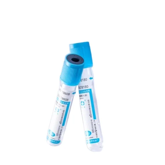 Medical blue sodium citrate 1:9 Use Disposable Blood collection vessel with CE and ISO Approved