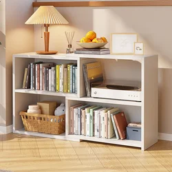 Wholesales Book Shelf Magazine Rack Wooden Display Corner Floor Stand for Home OEM Wood Bookcase Combination Bookshelf