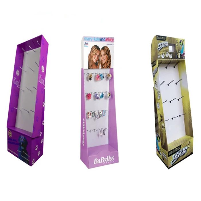 2024 HOT New Free Custom Design Cheaper High Quality Promotion Recyclable Bracelet Display Stand/Cardboard Hook Display