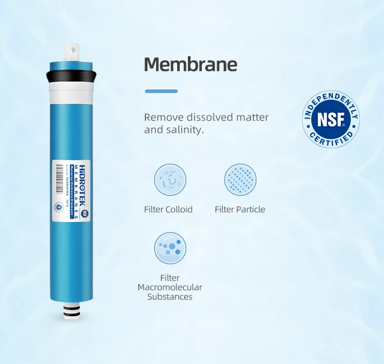 CE Certified TDS Monitoring 5stage Reverse Osmosis Undersink Tap Ro Water Filter