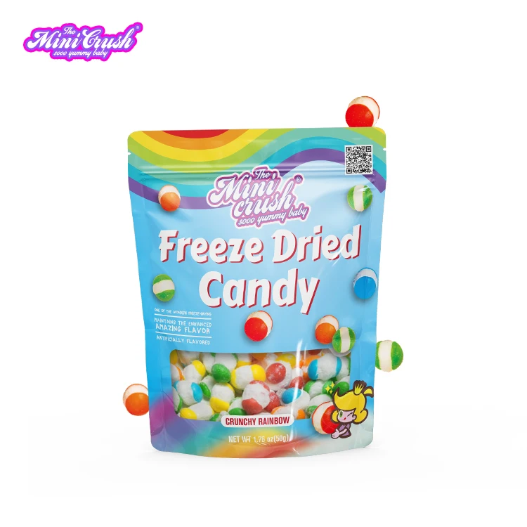 Minicrush freeze dry candies sweets snacks wholesale freeze dried jelly beans candy