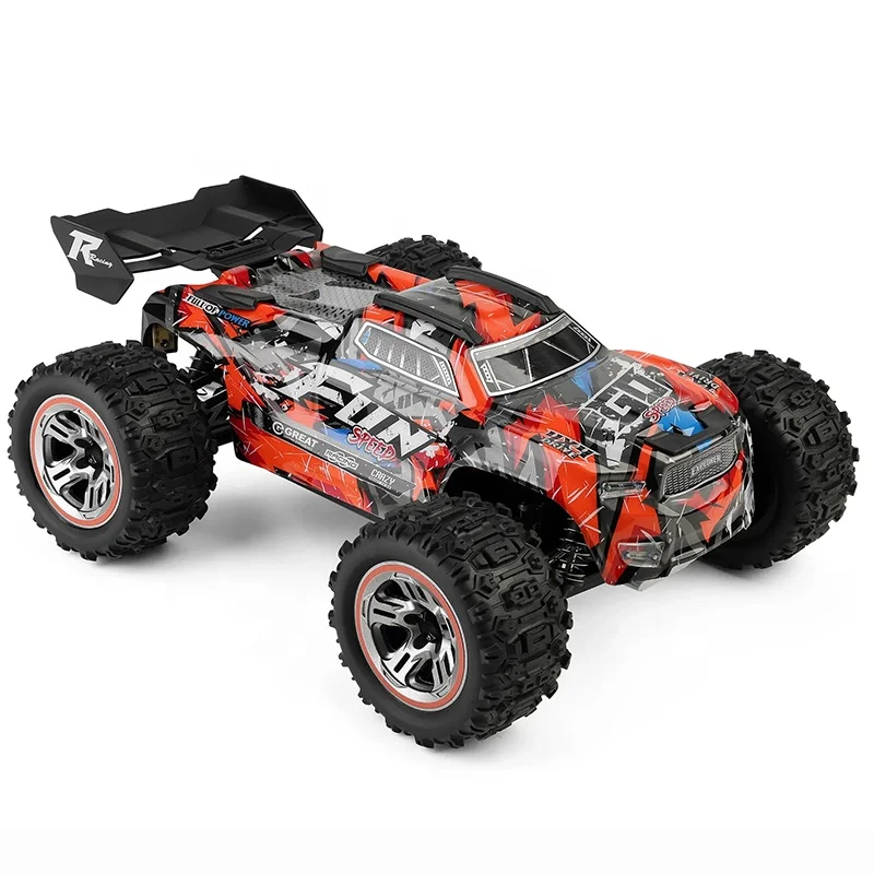 WLTOYS 184008 Lights 4WD 2.4Ghz Radio 1/18 RTR Oil Shock Remote Control RC Car with Brushless Motor Hobby Toy For Boys